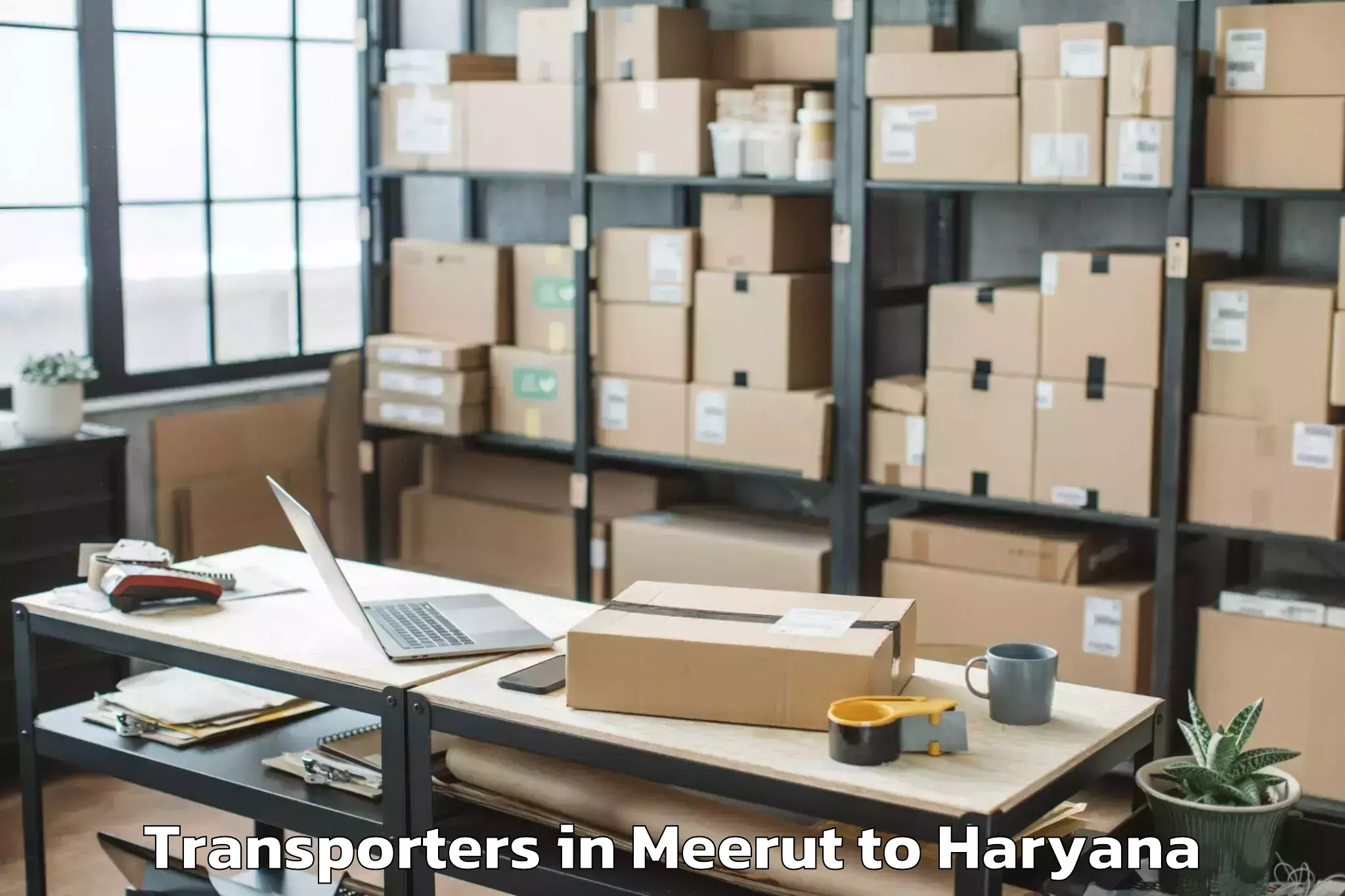 Easy Meerut to Hathin Transporters Booking